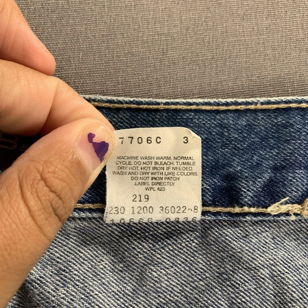 VTG Levi's Silvertab Jeans Teen 13 (34x30‎ Fit) Blue Relaxed Y2K Baggy Wide Leg